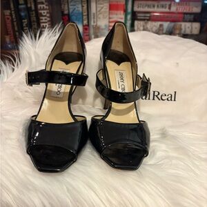 Jimmy Choo Black Patent Leather Women's Shoes